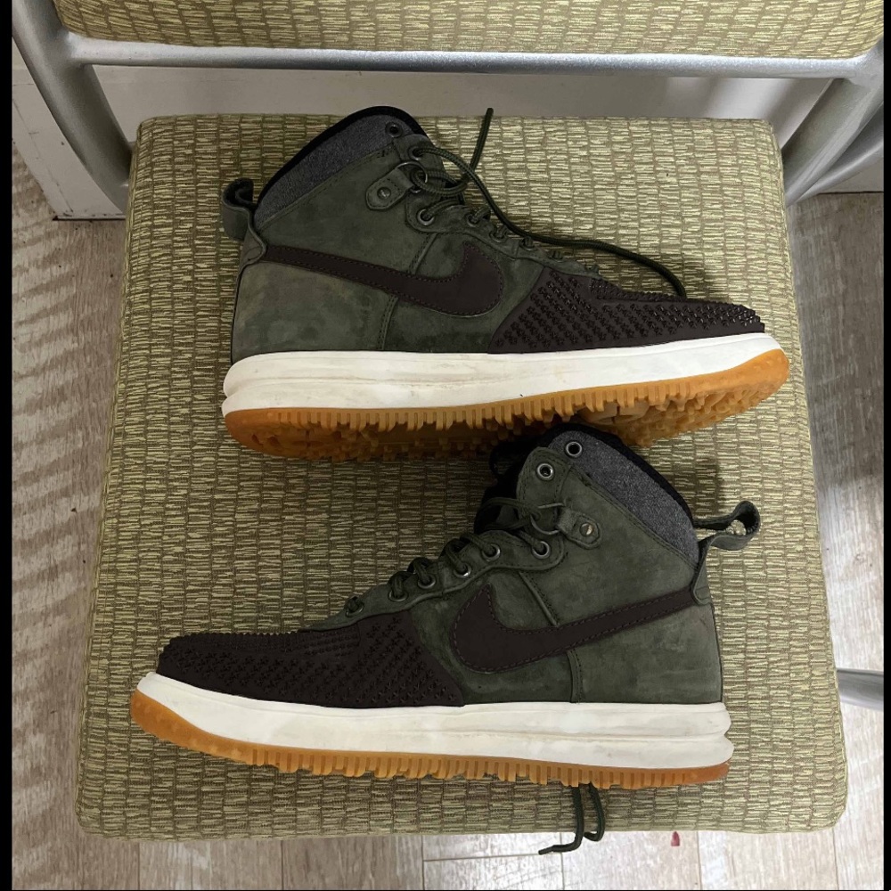 Nike Lunar Force One Duckboot Baroque Brown Army Green